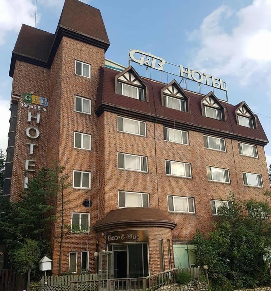 Green And Blue Hotel Pyeongchang Exterior foto